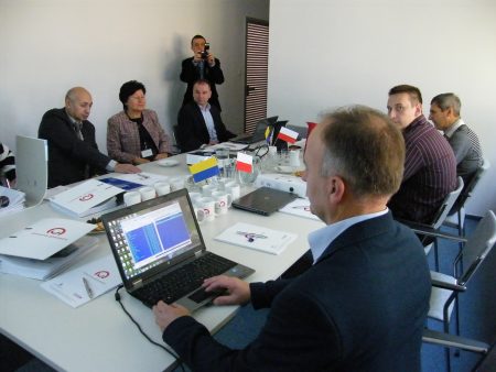 Під час засідання робочої групи міжнародного проекту (Варшава, 2015)