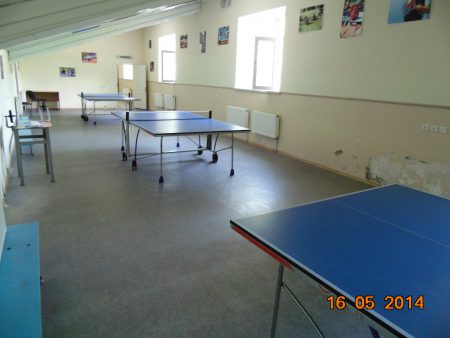 Table tennis hall