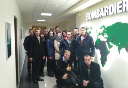 Студенти на екскурсії в українському офісі міжнародної компанії BOMBARDIER TRANSPORTATION