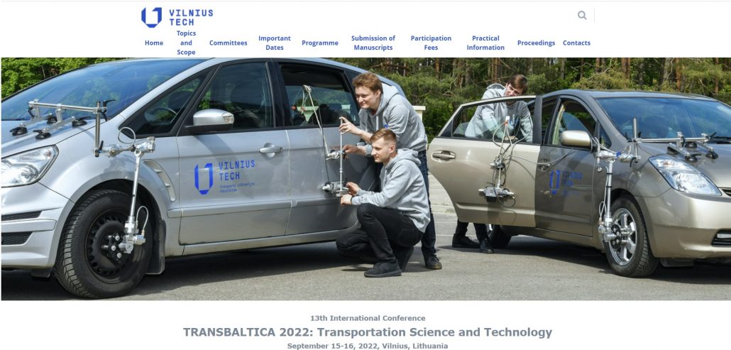 13th International Scientific Conference TRANSBALTICA 2022: Transportation Science and Technology