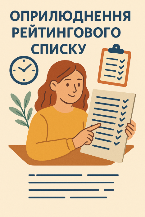 Крок 8. Оприлюднення рейтингового списку