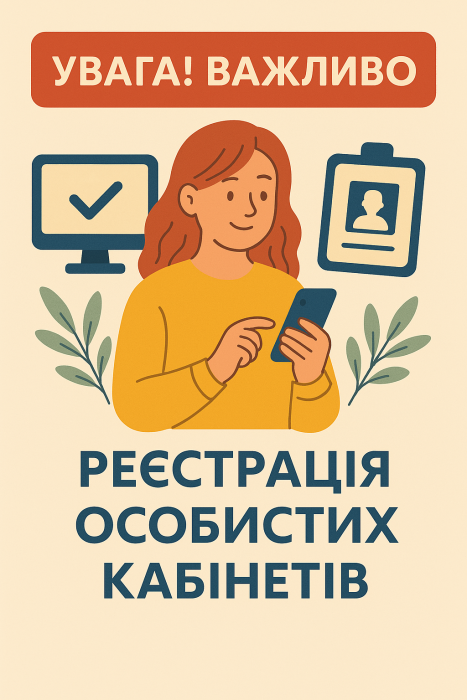 Реєстрація особистих кабінетів