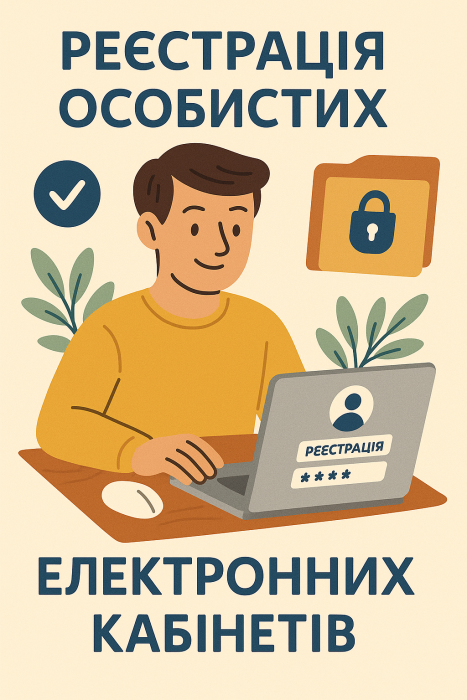 Крок 4. Реєстрація особистих електронних кабінетів