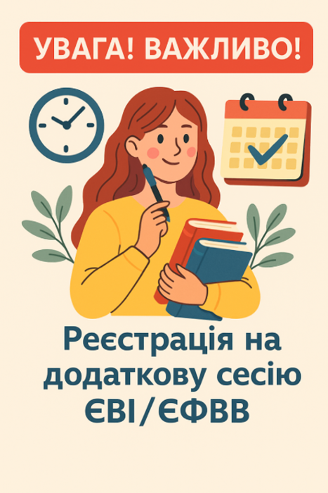 Крок 1. Додаткова сесія ЄВІ/ЄФВВ. Реєстрація
