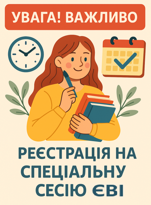 Крок 1. Спеціальна сесія ЄВІ. Реєстрація