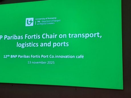 ДОКТОРАНТ КАФЕДРИ УЕР ВИСТУПИВ НА МІЖНАРОДНОМУ ЗАХОДІ PORT CO-INNOVATION CAFÉ В УНІВЕРСИТЕТІ АНТВЕРПЕНА