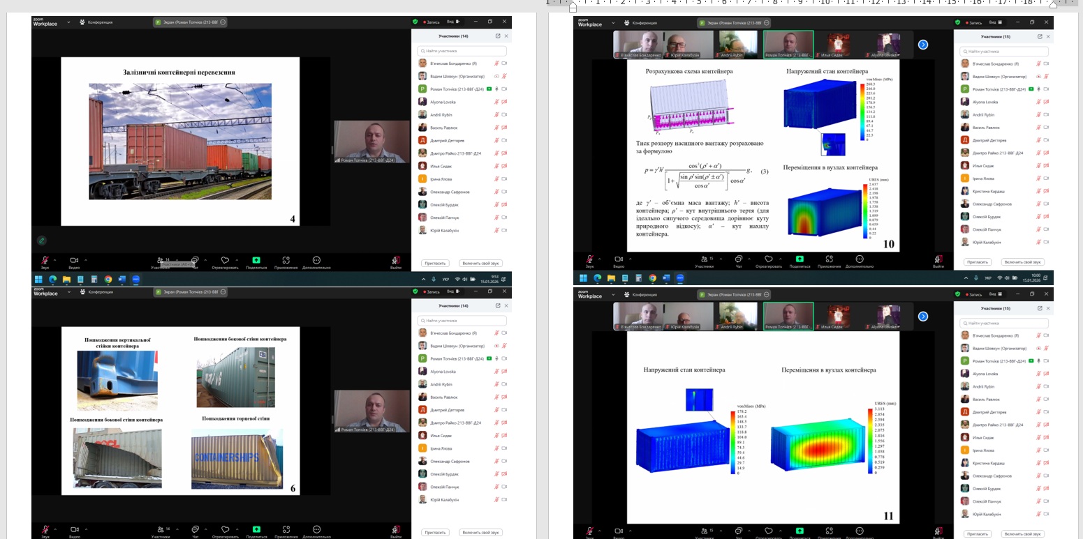 Захист магістерських кваліфікаційних робіт за ОПП «Вагони та вагонне господарство»
