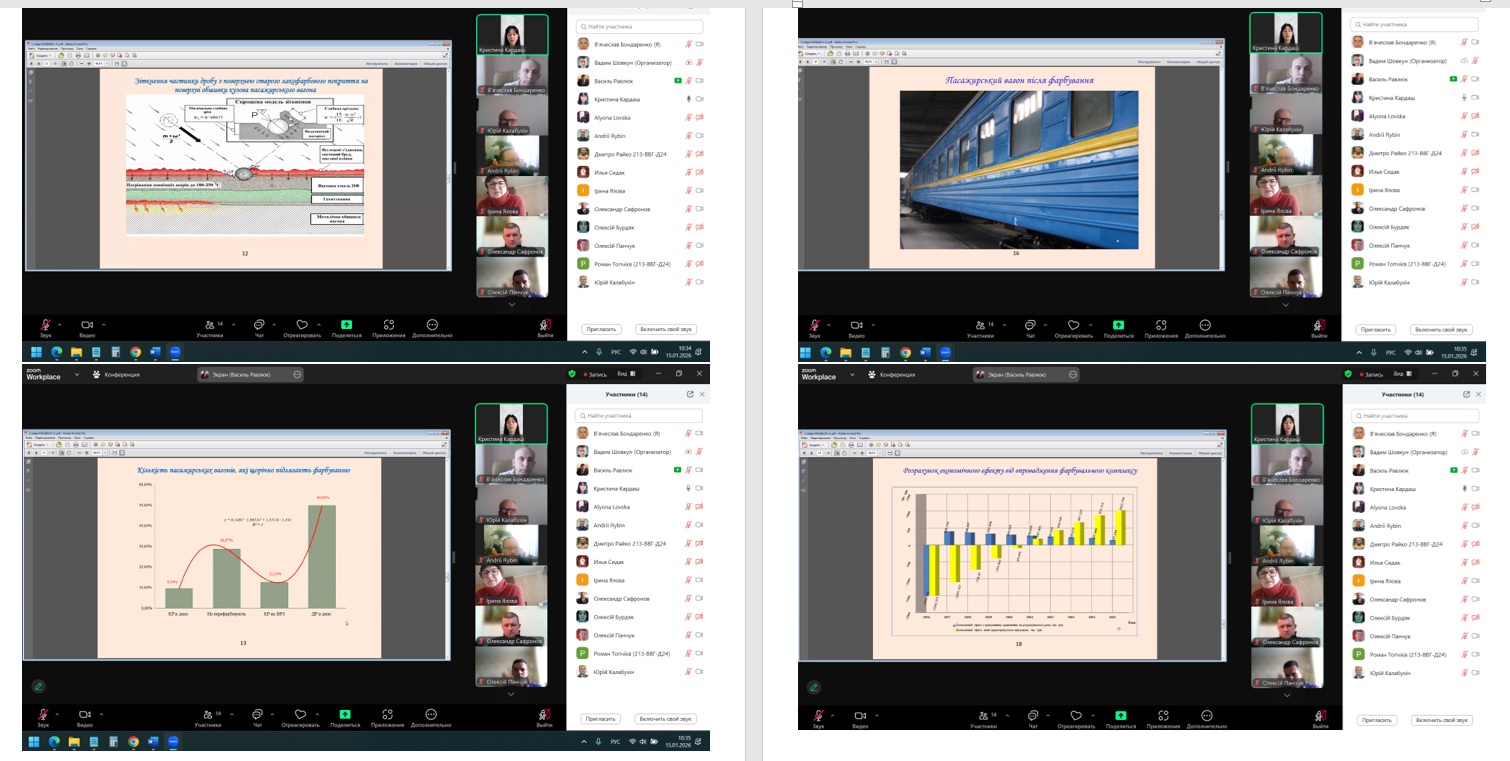 Захист магістерських кваліфікаційних робіт за ОПП «Вагони та вагонне господарство»