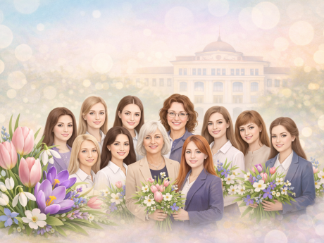 Дорогі жінки та дівчата Українського державного університету залізничного транспорту!