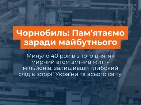 Чорнобиль: Пам’ятаємо заради майбутнього