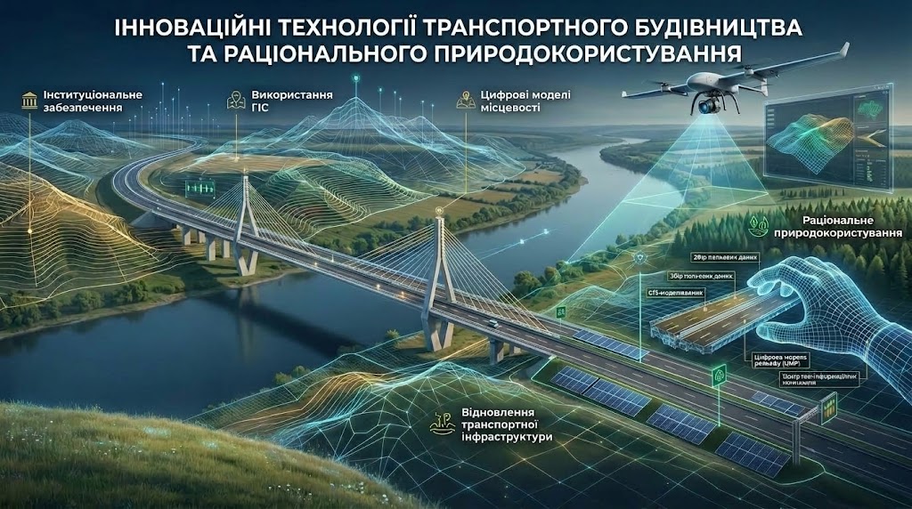 ІННОВАЦІЙНІ ТЕХНОЛОГІЇ ТРАНСПОРТНОГО БУДІВНИЦТВА ТА РАЦІОНАЛЬНОГО ПРИРОДОКОРИСТУВАННЯ